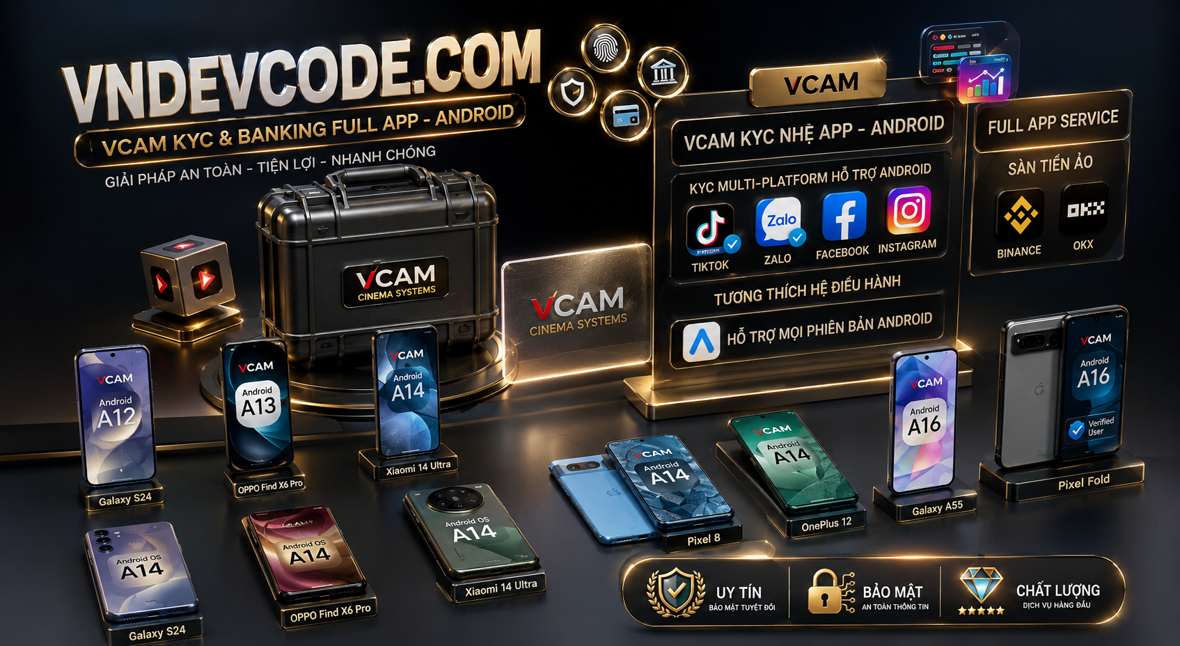 VCAM Android KYC NHẸ APP